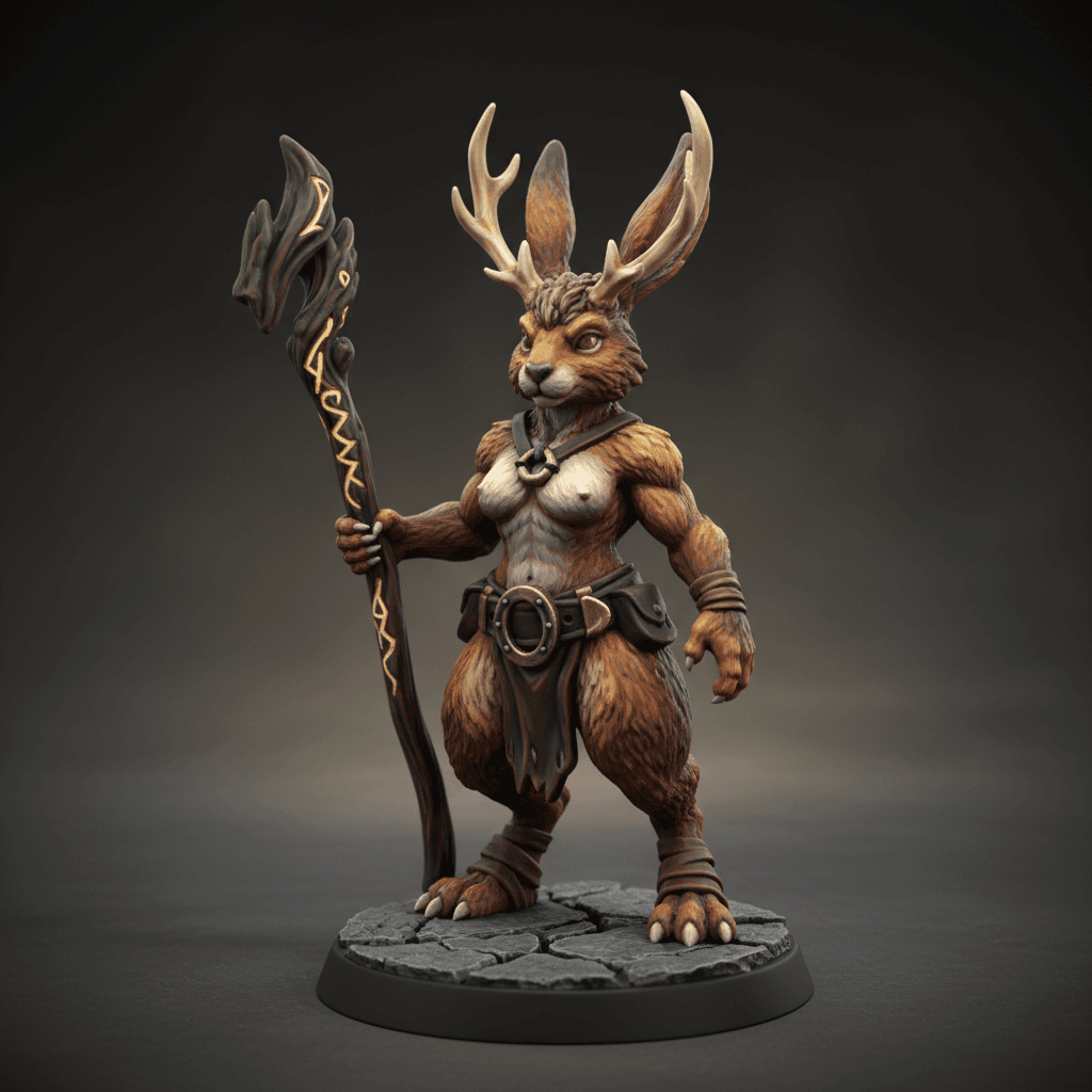 Lucky Rabbitfolk Sorcerer