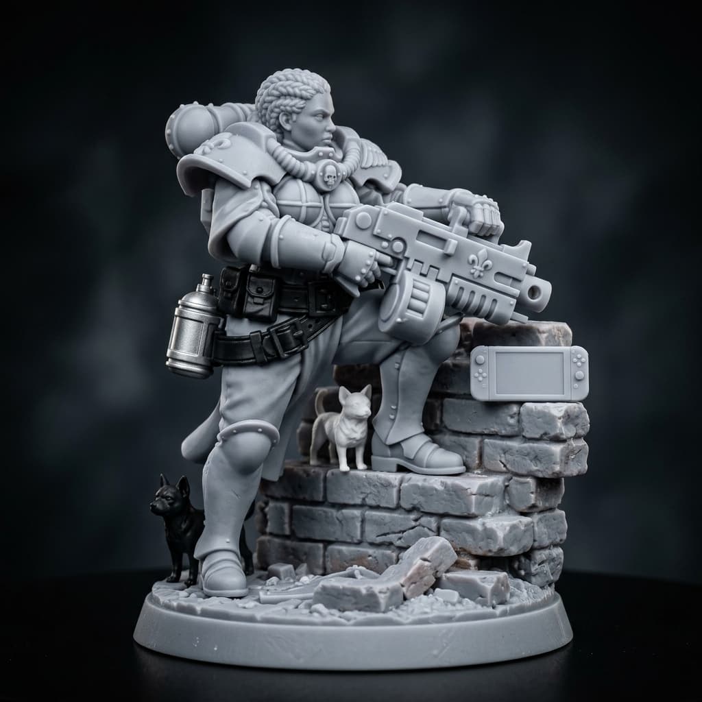 MooCow White sister of battle (warhammer 40K) Sister of battle