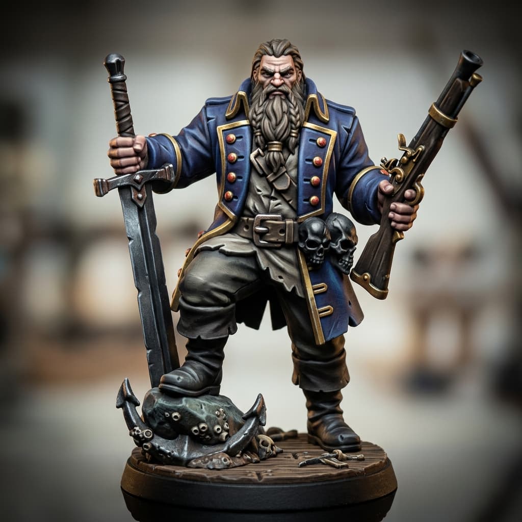 Dreco Half human, half giant Barbarian pirate