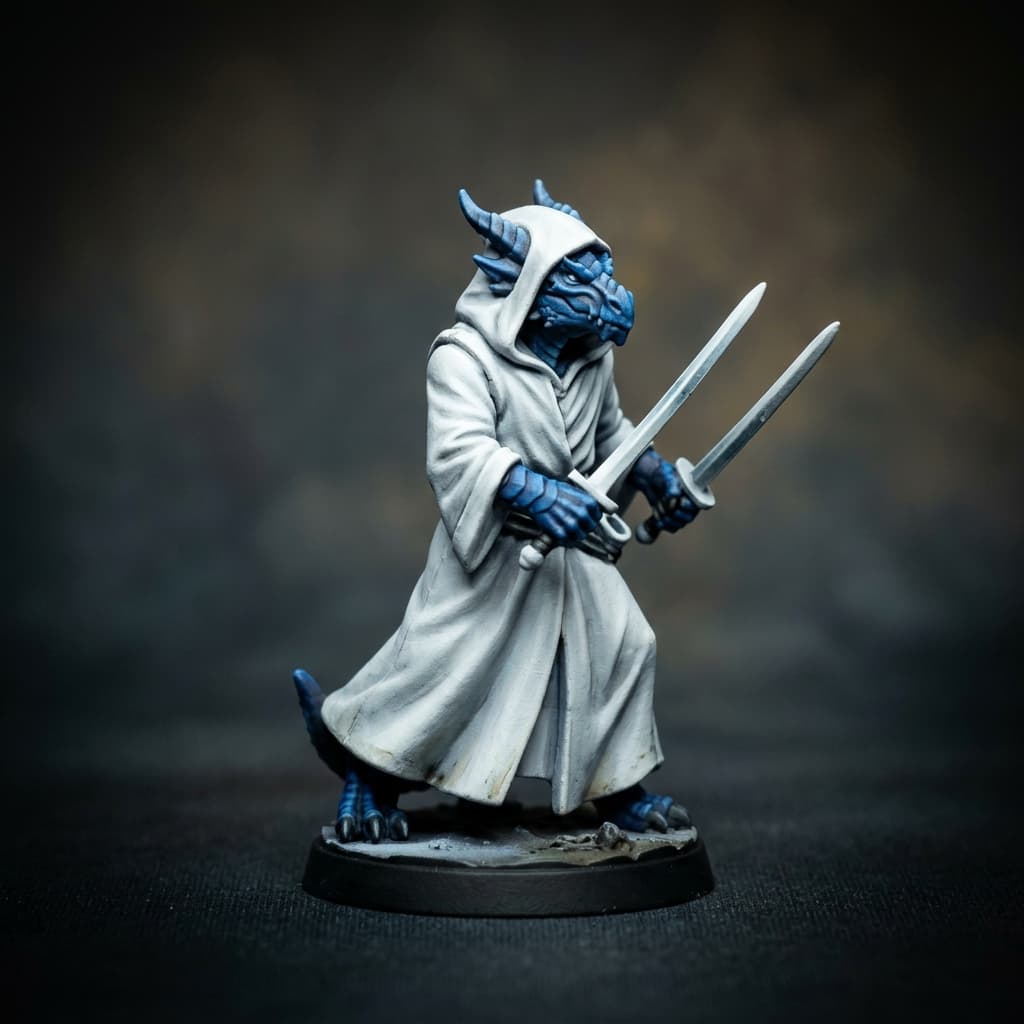 Ulrik Blue Dragonborn Swashbuckler
