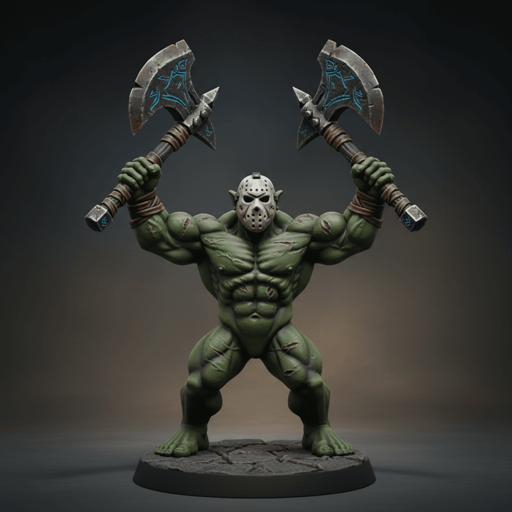 Wood Elf Scout Orc Barbarian