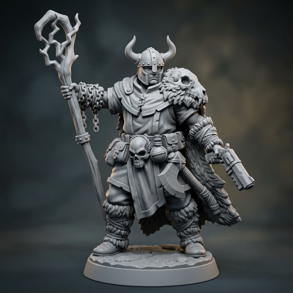 Space viking tech sorcerer Human Nordic Tech sorcerer