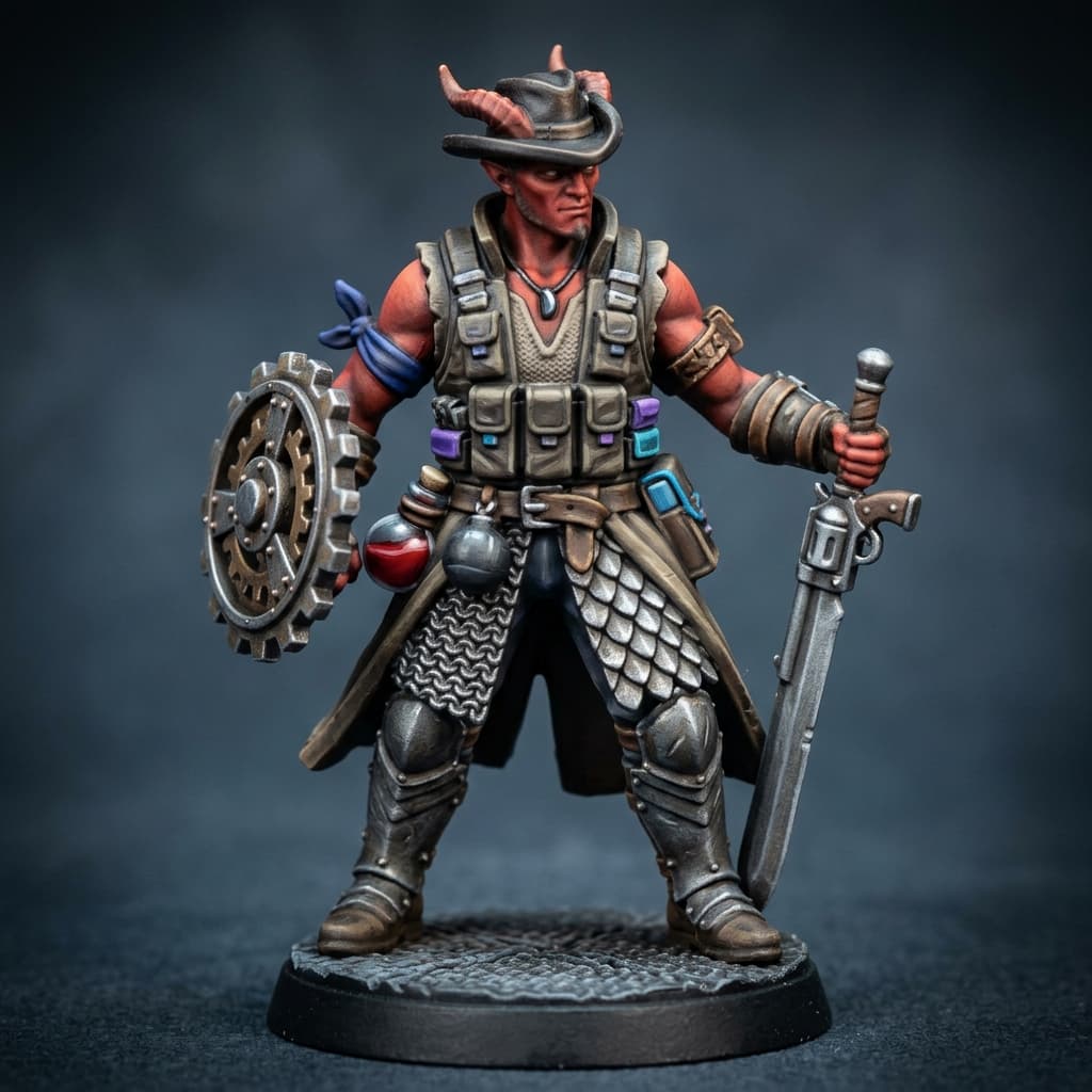 Mack Guyver Tiefling Artificer