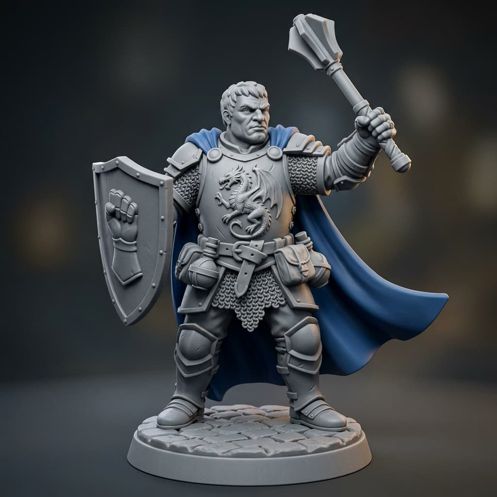 Thereus the War Priest Human Cleric