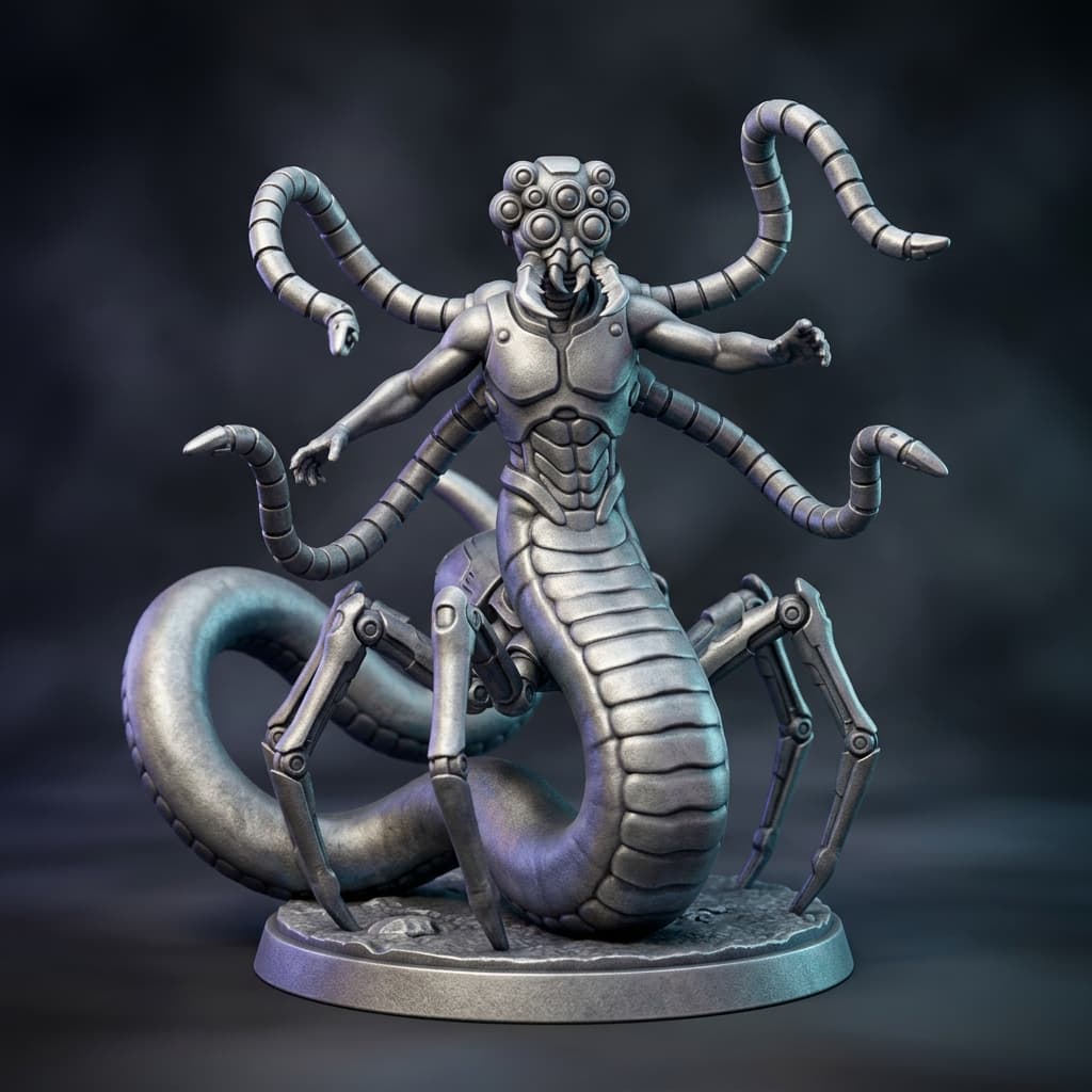 Mechavore Robot Robotic spider with long serpent body