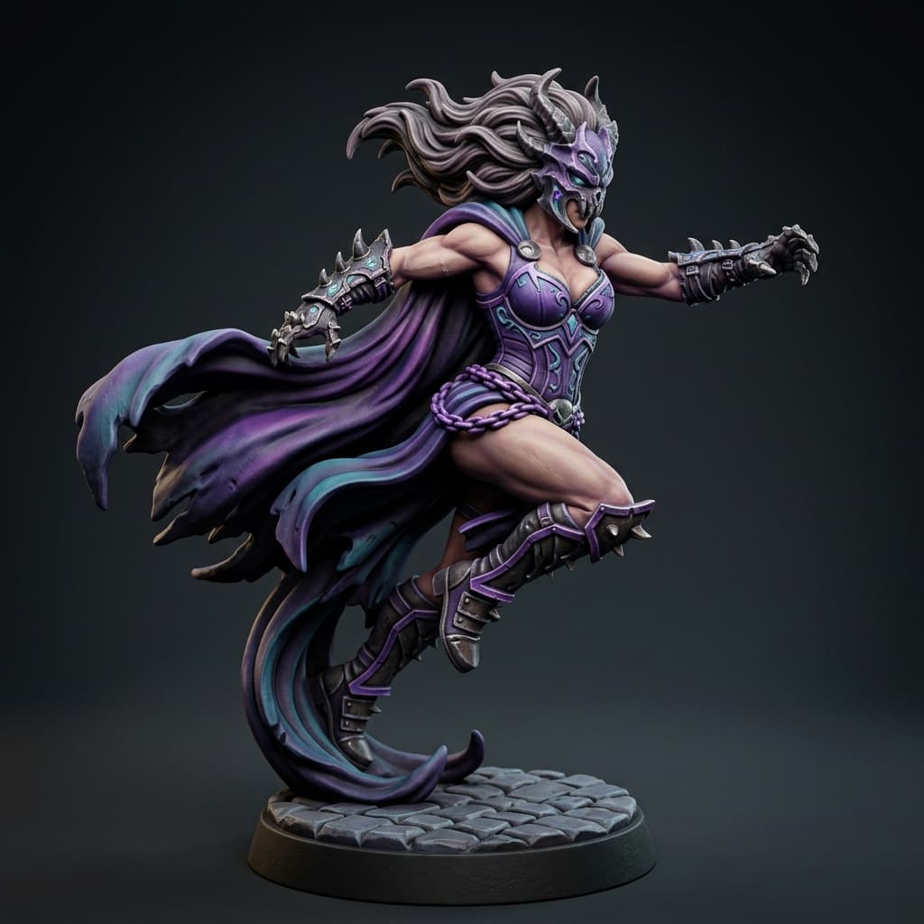 Spyrex Human Slim muscular athletic sexy build with large breasts
